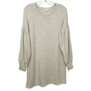 Socialite Heather Gray Sweatshirt Dress - Women's Med - NEW WITH TAGS
